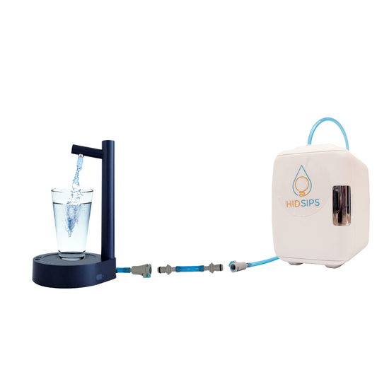 Electric Water Dispenser w/ 4L Mini Fridge