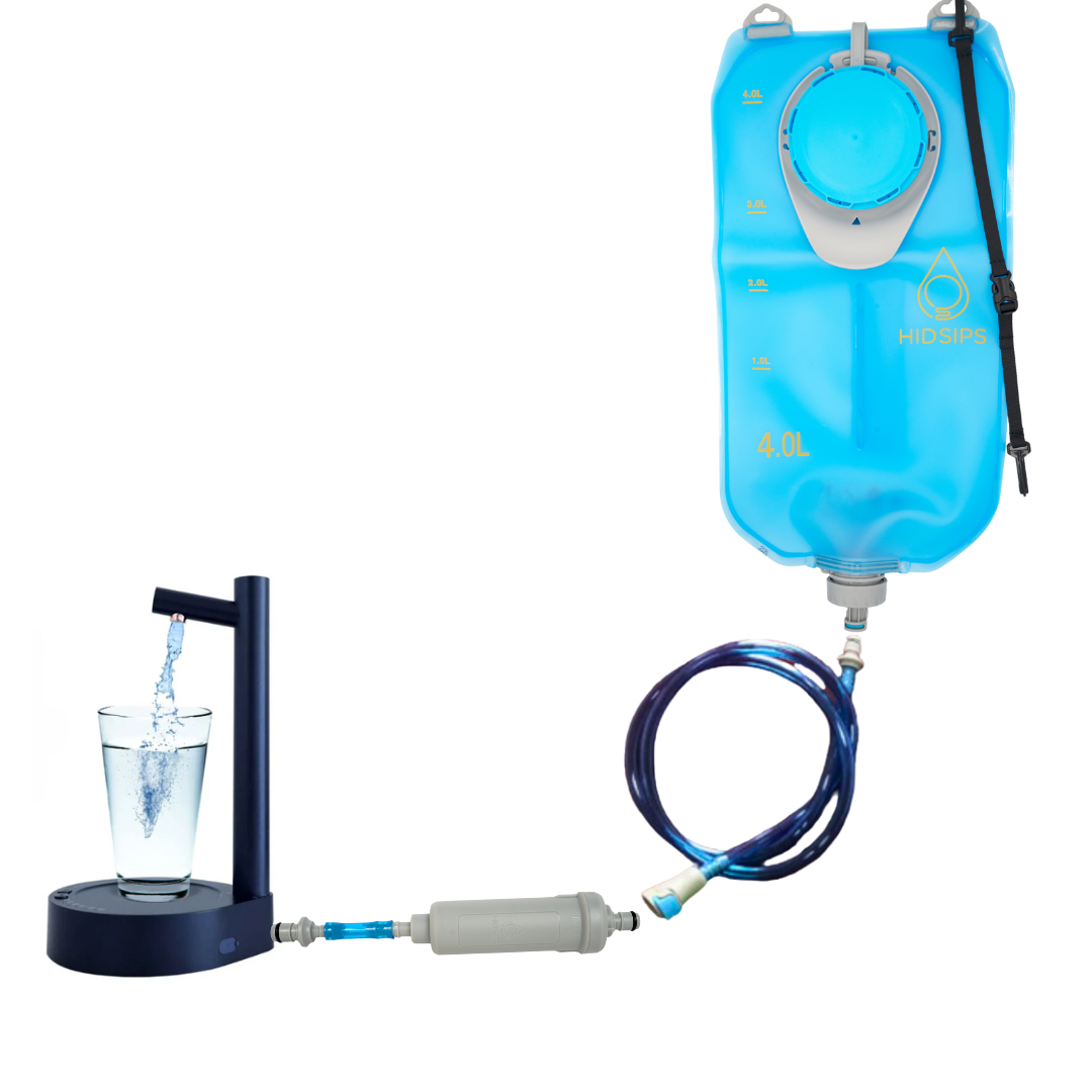 Electric Water Dispenser w/ 4L Water Reservoir and Filtration System